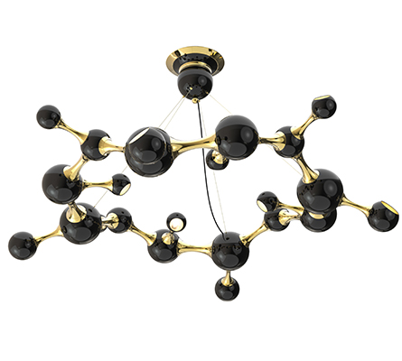 Atomic Round  Chandelier  Delightfull Love Happens