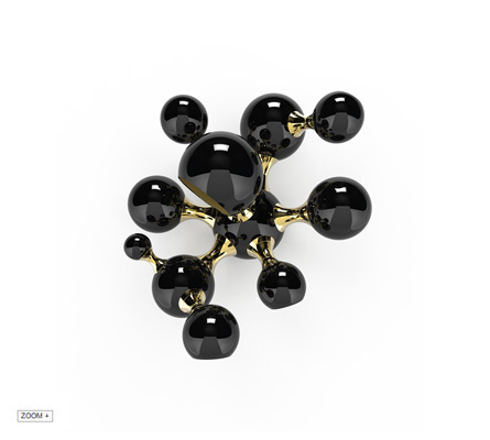 Atomic  Sconce  Delightfull Love Happens