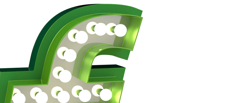 F Letter Graphic Lamp Delightfull Love Happens