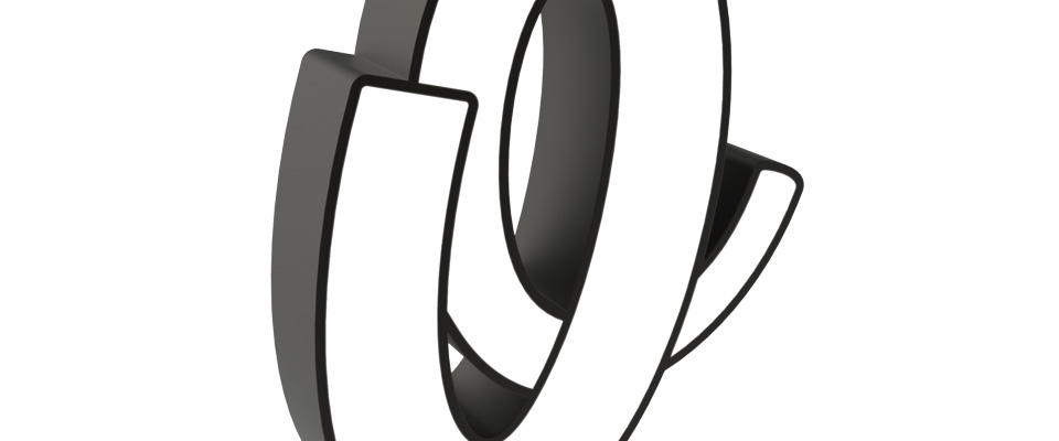 O Letter Graphic Lamp Delightfull Love Happens