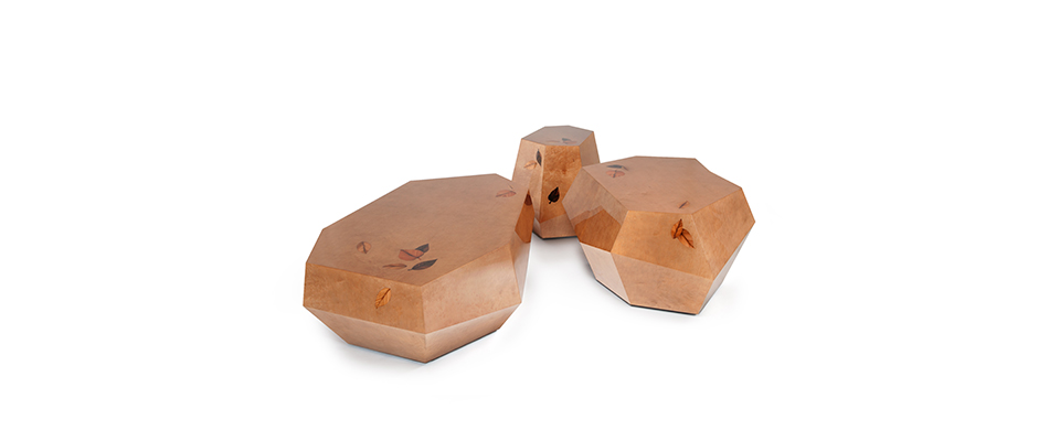 Three Rocks Center Table InsidherLand Love Happens