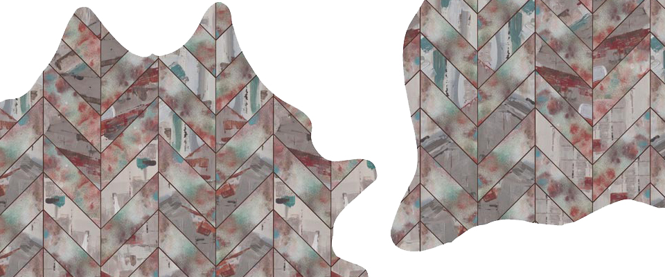  Twiggy Art Multicolor Rug Miyabi Casa Love Happens