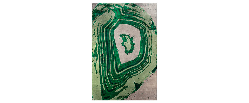 Agatha Emerald Rug Rug'Society Love Happens