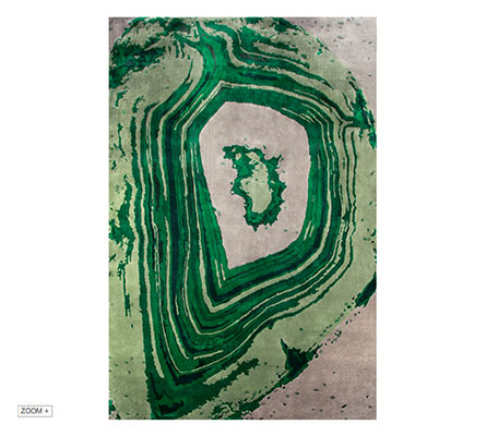 Agatha Emerald Rug Rug'Society Love Happens