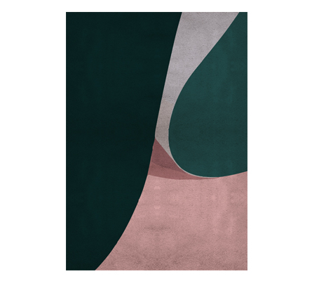 Foil Rug Rug'Society Love Happens