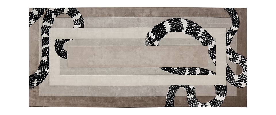 Imperial Snake Rug Rug'Society Love Happens