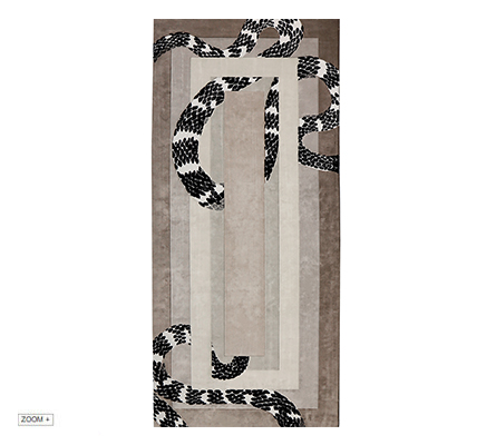 Imperial Snake Rug Rug'Society Love Happens