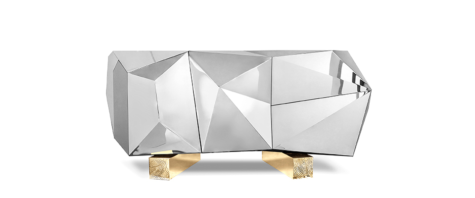 DIAMOND PYRITE Sideboard Boca do Lobo Love Happens