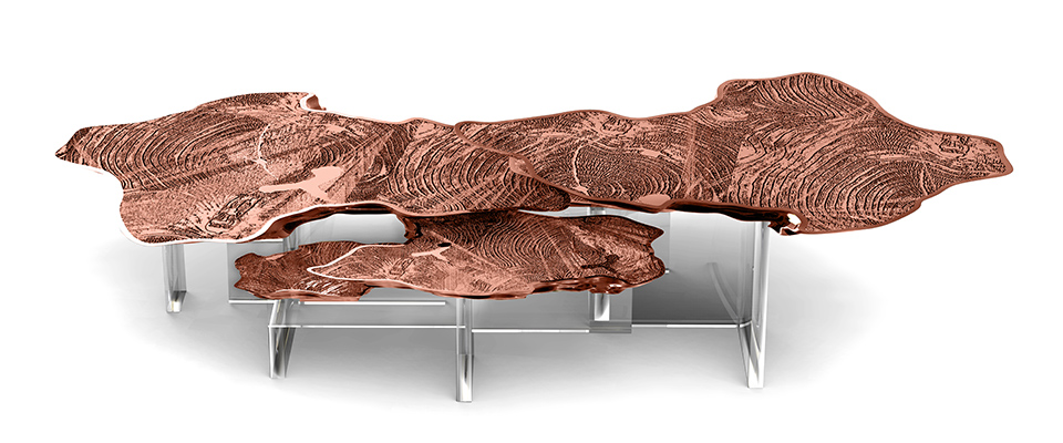 Monet Copper Center Table  BOCA DO LOBO Love Happens