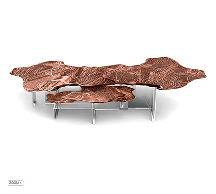 Monet Copper Center Table BOCA DO LOBO Love Happens