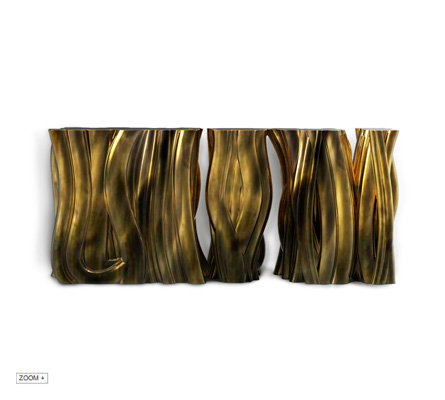 Monochrome Gold  Console  Boca Do Lobo Love Happens