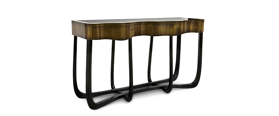 Sinuous Patina Console  BOCA DO LOBO Love Happens