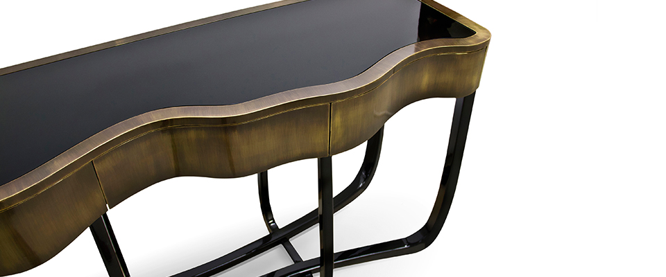 Sinuous Patina Console  BOCA DO LOBO Love Happens