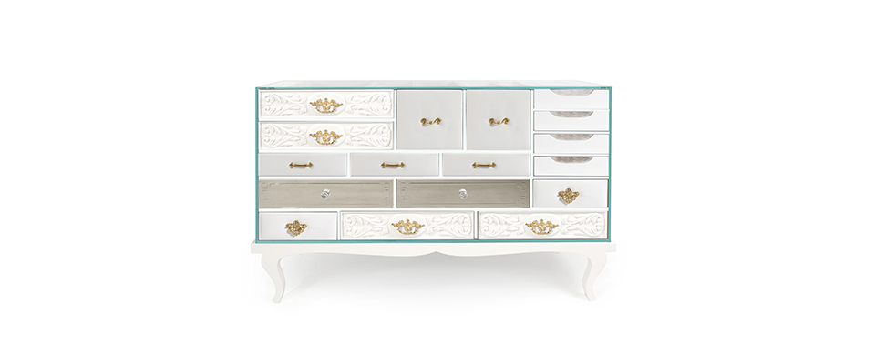 SOHO WHITE Sideboard Boca do Lobo