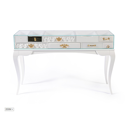 York White Console BOCA DO LOBO Love Happens