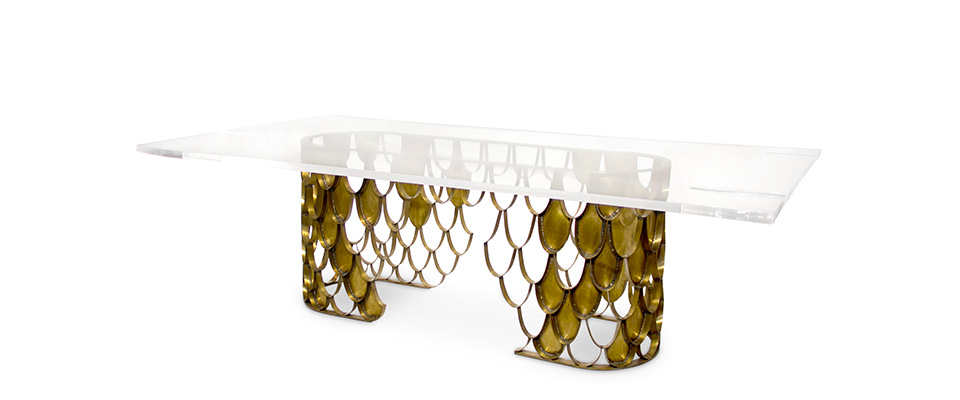 Koi II  Dining Table  Brabbu Love Happens