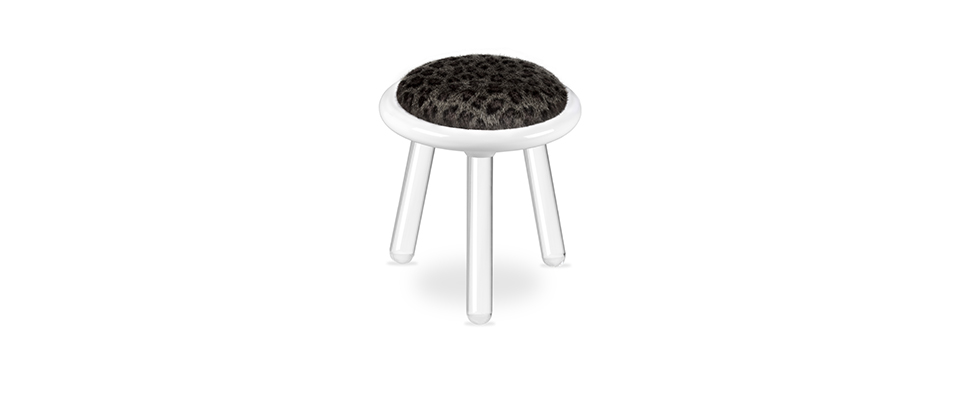 Illusion Leopard Stool  CIRCU Love Happens