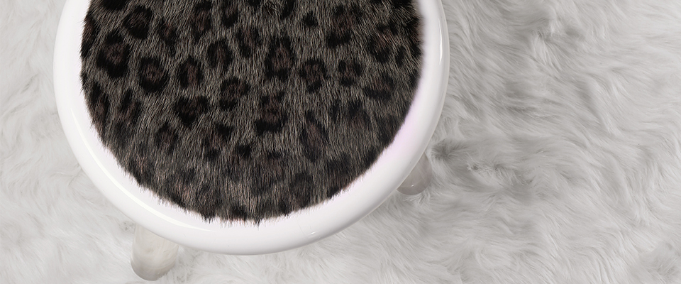 Illusion Leopard Stool  CIRCU Love Happens