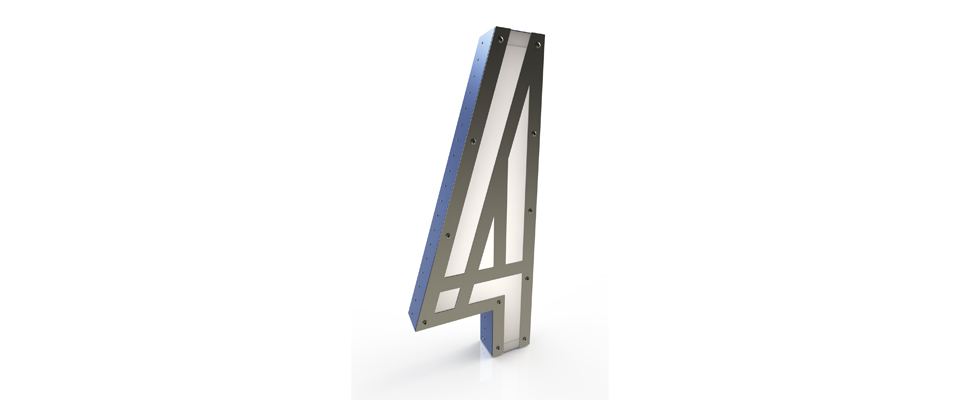 4 Number Graphic Lamp Delightfull Love Happens