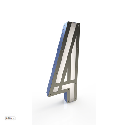 4 Number Graphic Lamp Delightfull Love Happens