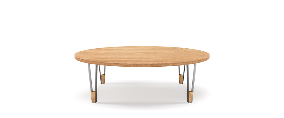 Ionic Oval Center Table InsidherLand Love Happens